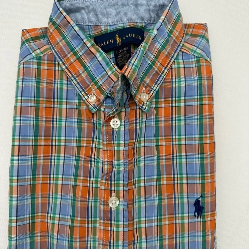 Ralph Lauren Boys Button Down Size L (14-16)